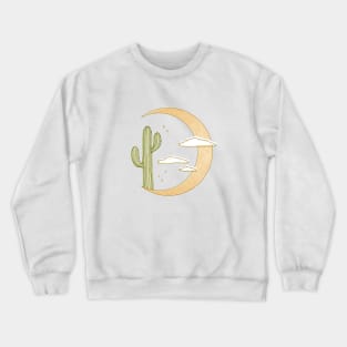 Moon Cactus Crewneck Sweatshirt